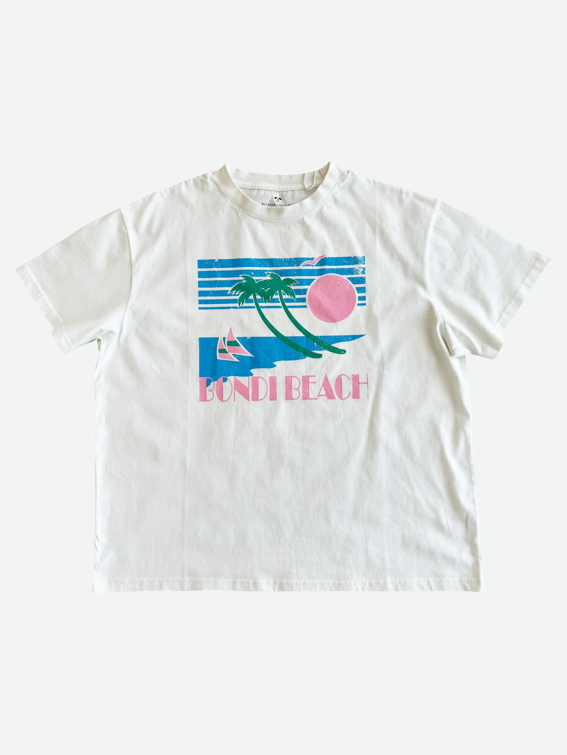 Women's Sail Away Oversized Tee (Ecru)