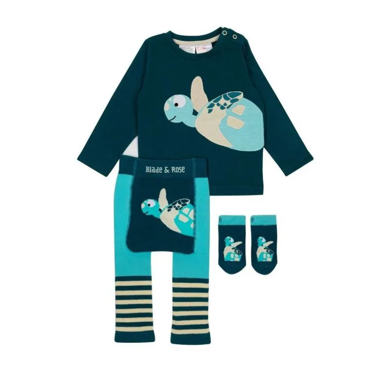 WWF Sea Turtle Leggings by Blade & Rose