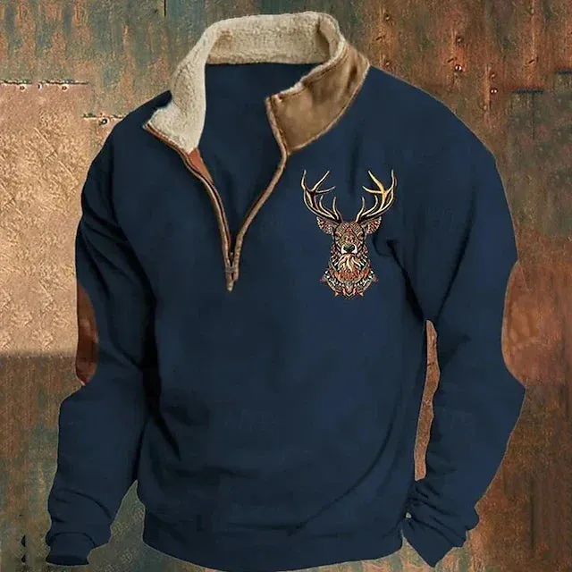 Zeke Quarter-Zip Sweater – Rustic Charm & Everyday Comfort