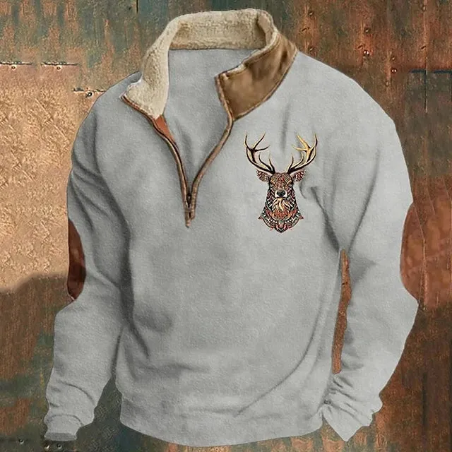 Zeke Quarter-Zip Sweater – Rustic Charm & Everyday Comfort