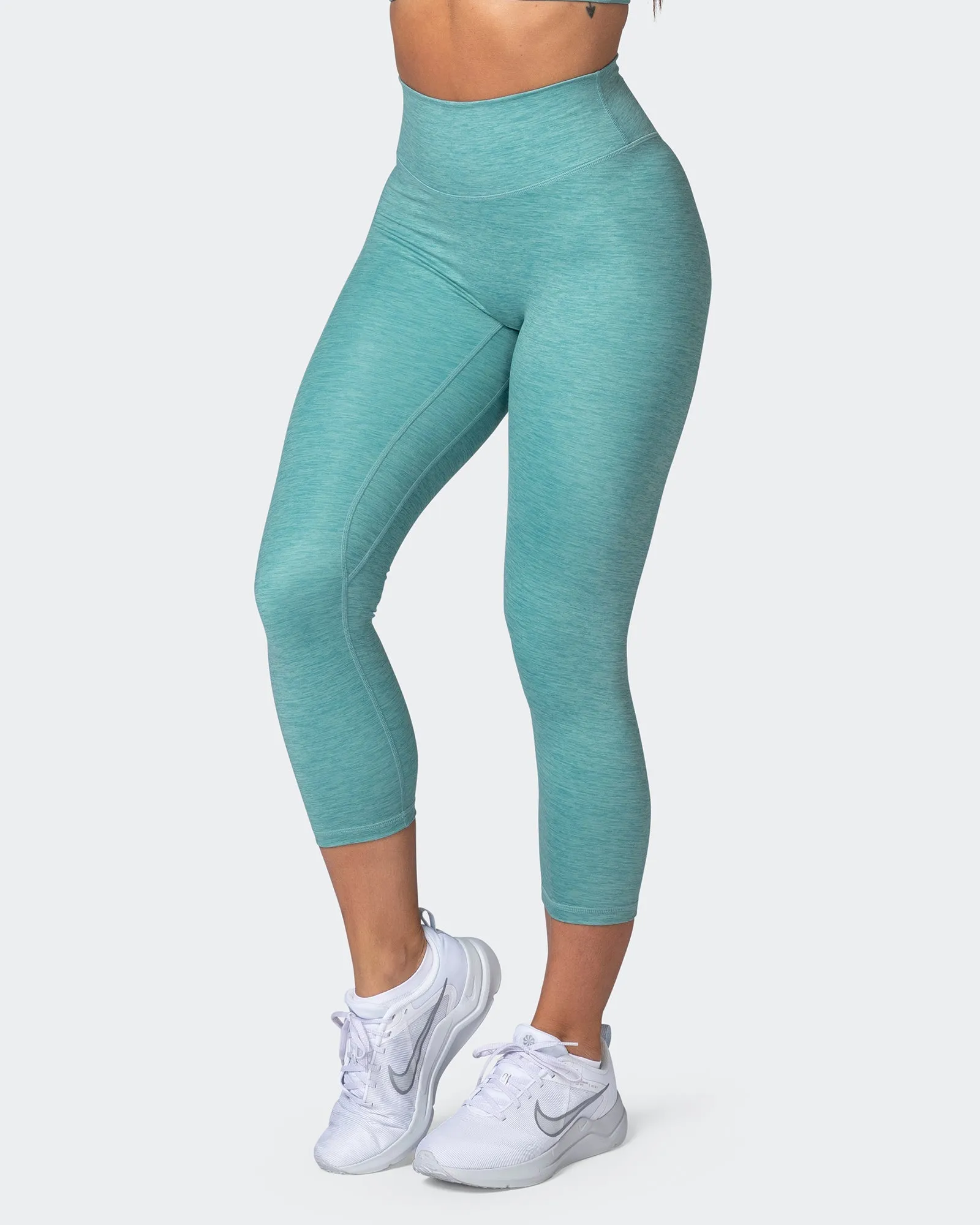 Zero Rise Everyday 7/8 Leggings - Dusty Jade Marl