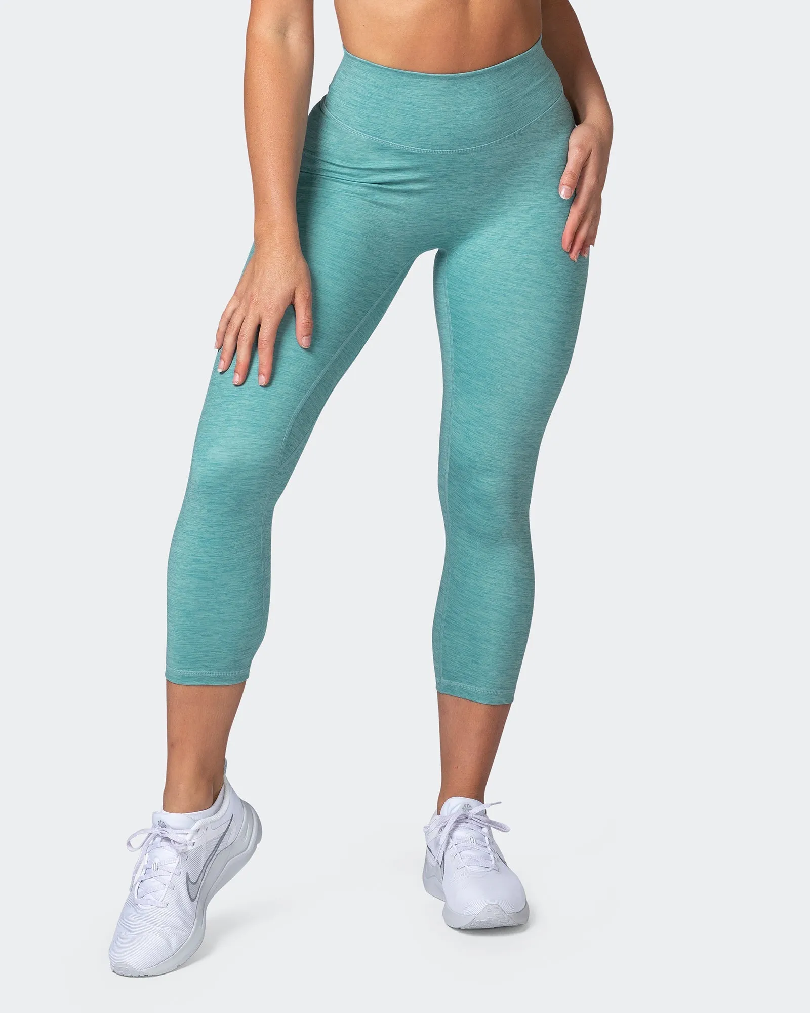 Zero Rise Everyday 7/8 Leggings - Dusty Jade Marl