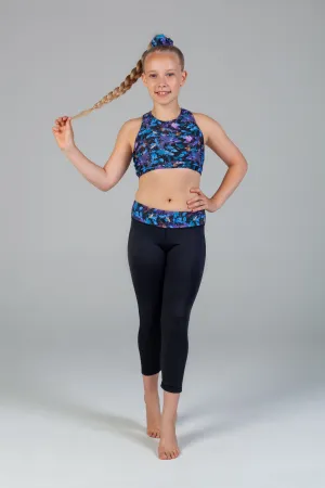 Zoe 7/8 Legging - Florida Floral & Black