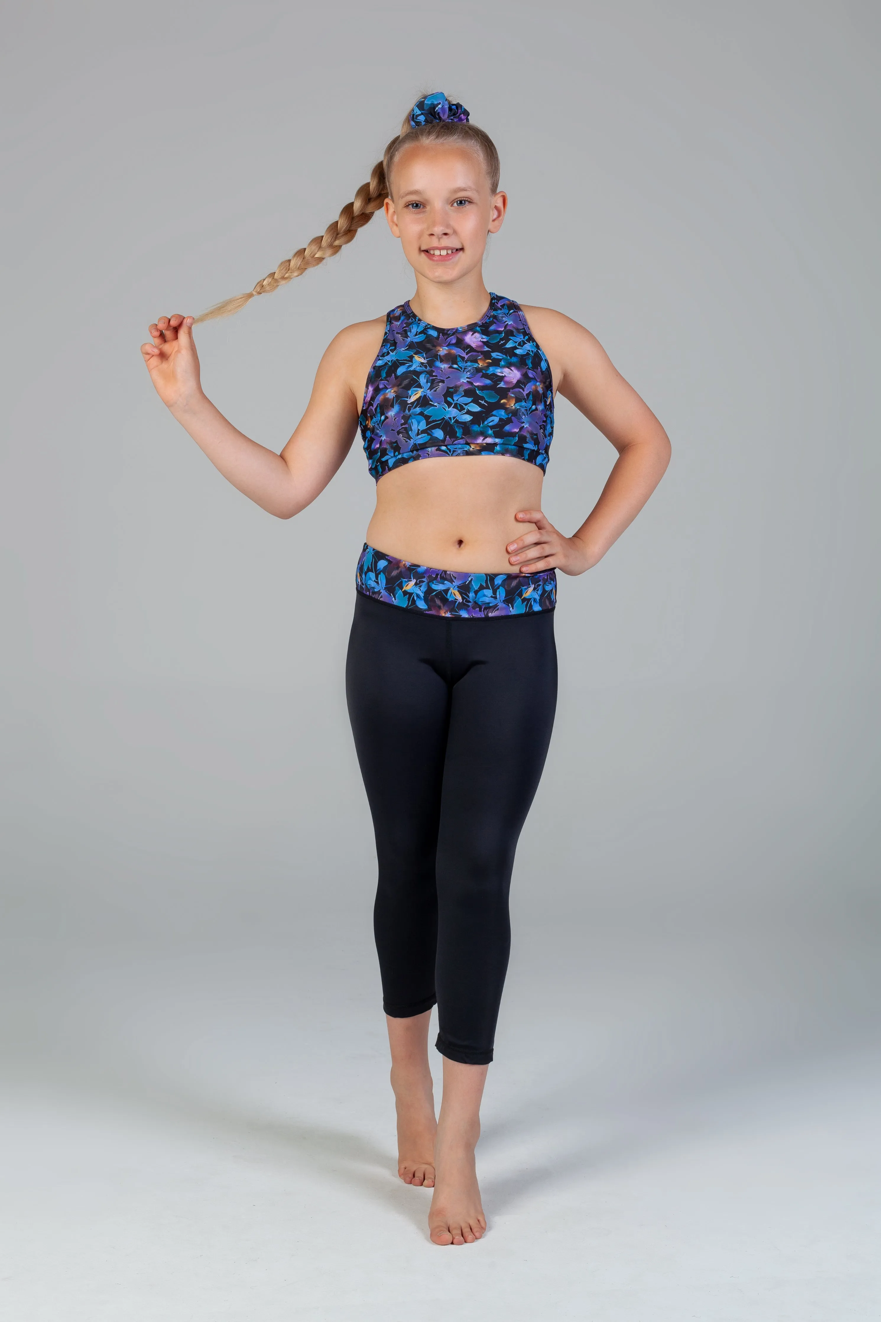 Zoe 7/8 Legging - Florida Floral & Black